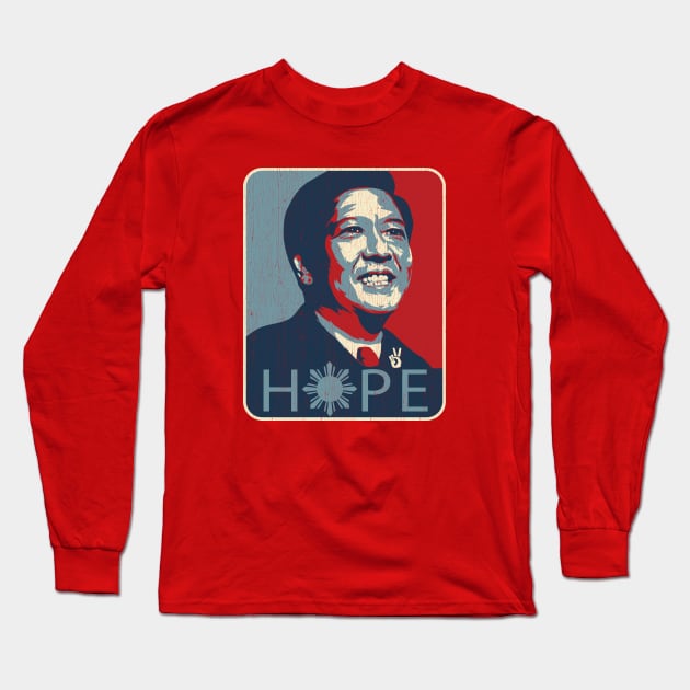 Hope BBM - Bong Bong Marcos Long Sleeve T-Shirt by Dailygrind